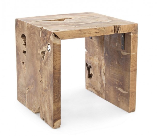 Tavolino Rocio in Legno Cm. 45 x 45h