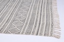 Tappeto stile etnico grigio Giordania cm 140 x 200