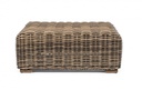 Tavolino in alluminio e fibra sintetica stile natural 83x83