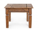 Tavolino in legno stile rustico cm 60x60