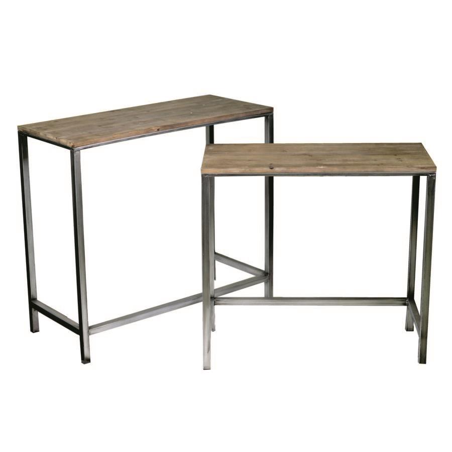 Tavolino consolle 1-2 rettangolare cm 88