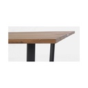 Tavolo Helsinki antracite-naturale 130x130 cm