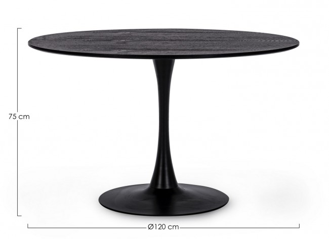 Tavolo Bloom Nero