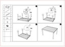 Tavolo alluminio allungabile  da giardino bianco cm 90 x 210-280 x h 73