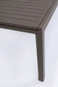 Tavolo arredo giardino allungabile alluminio marrone Hide cm 200-300 x 100