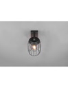 Applique Tuela Lanterna Rete Metallica Antracite IP44 Trio Lighting