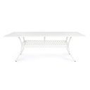Tavolo da esterno Ivrea rettangolare bianco cm 107x 213