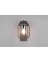Applique Tuela Lanterna Rete Metallica Antracite IP44 Trio Lighting