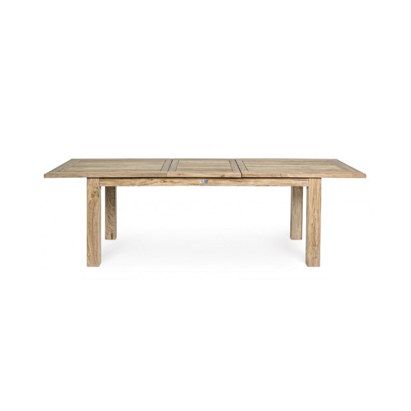 Tavolo da esterno Rettangolare in Legno Teak FSC cm 200-260x 100x h 78