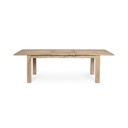 Tavolo da esterno Rettangolare in Legno Teak FSC cm 200-260x 100x h 78