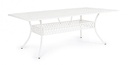 Tavolo da esterno Ivrea rettangolare bianco cm 107x 213