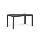 Tavolo da esterno allungabile in alluminio Antracite cm 140-210x77x h75