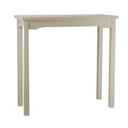 Tavolo esposizione legno nantes grigio rettangolare cm 114x46h80