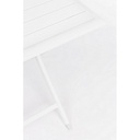 Tavolo da esterno pieghevole in alluminio Bianco ELIN 70x70x h71 cm