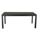 Tavolo in alluminio Boise allungabile antracite opaco m160-220x90xh67,5-75