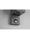 Applique Squadrata Esterno Doppia Emissione Sensore Movimento Roya Antracite IP44 Trio Lighting