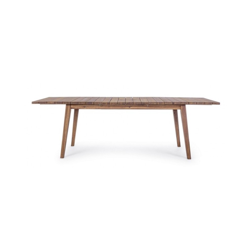 Tavolo per esterno allungabile in legno VARSAVIA 180-240x90x h76 cm
