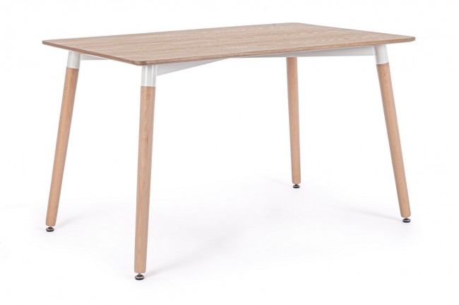 Tavolo in legno stile naturale 120x80