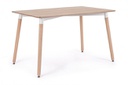 Tavolo in legno stile naturale 120x80