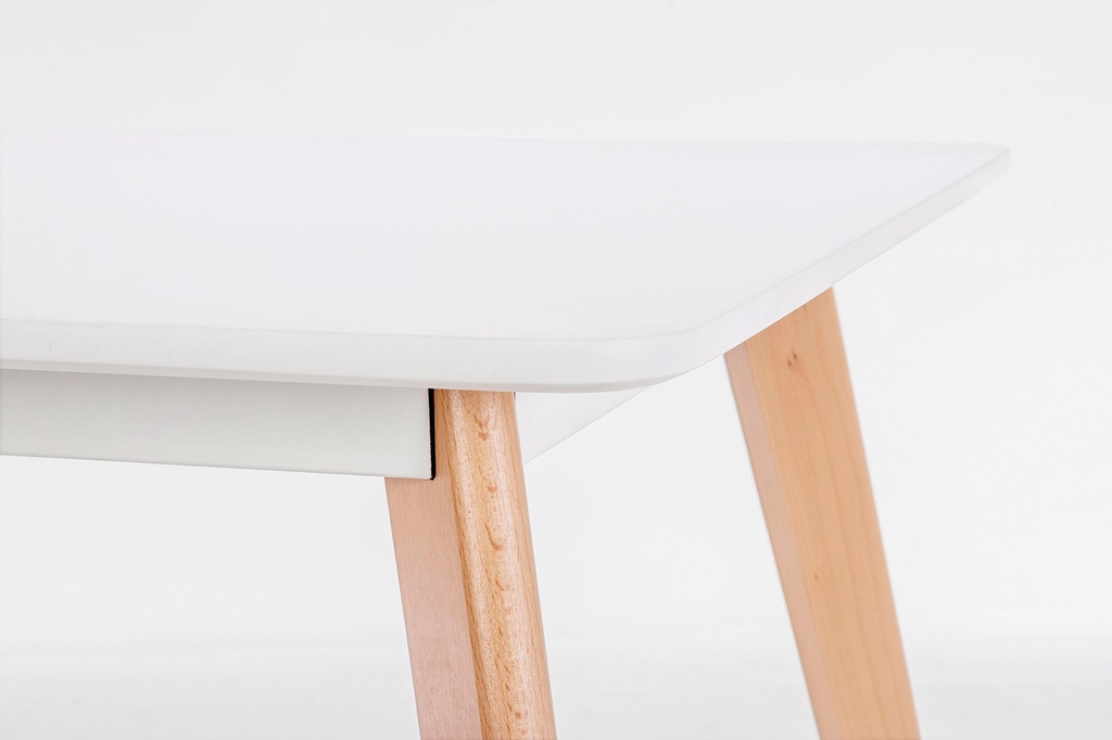 Tavolo legno bianco Michelangelo cm 120 x 80
