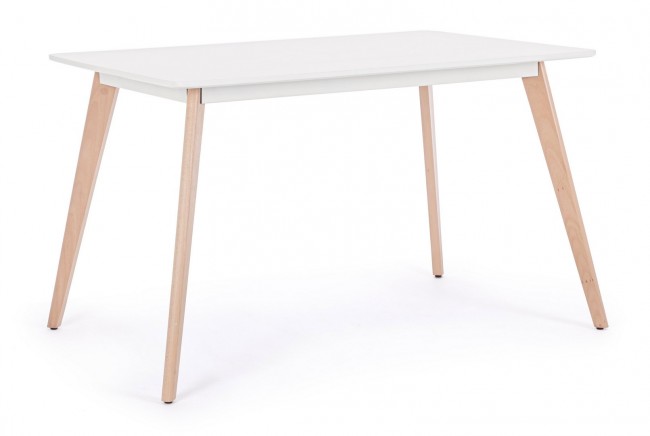 Tavolo legno bianco Michelangelo cm 120 x 80