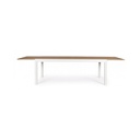 Tavolo per esterno 200-300x95x74h Bianco