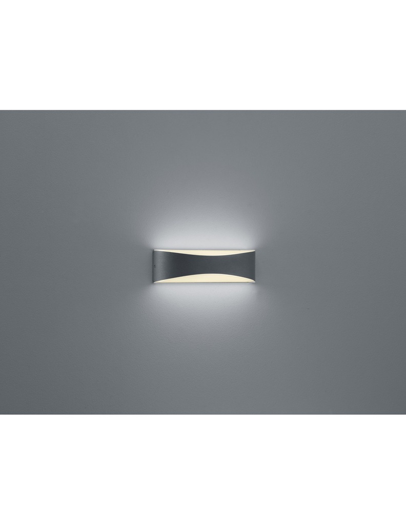 Applique per Esterno Konda Doppia Emissione Led IP65 Antracite Trio Lighting