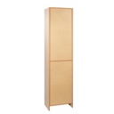 Armadio multiuso due ante un cassetto Bianco 46x34x h183 cm