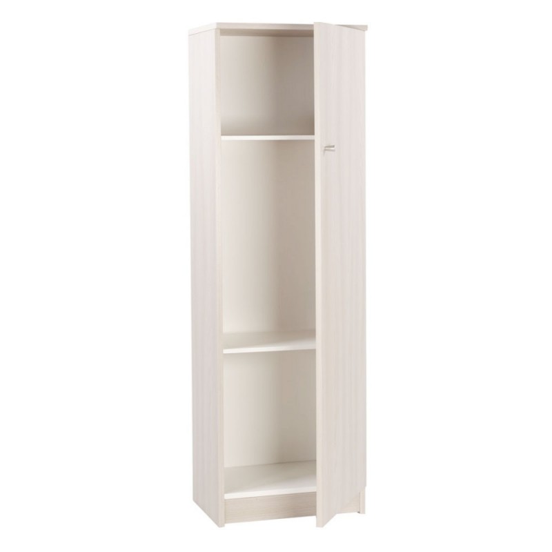 Armadio multiuso un anta Bianco 46x34x h147 cm