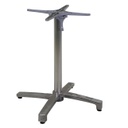 Base Tavolo in alluminio grigio ribaltabile cm52x52h72