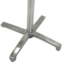 Base Tavolo in alluminio grigio ribaltabile cm52x52h72