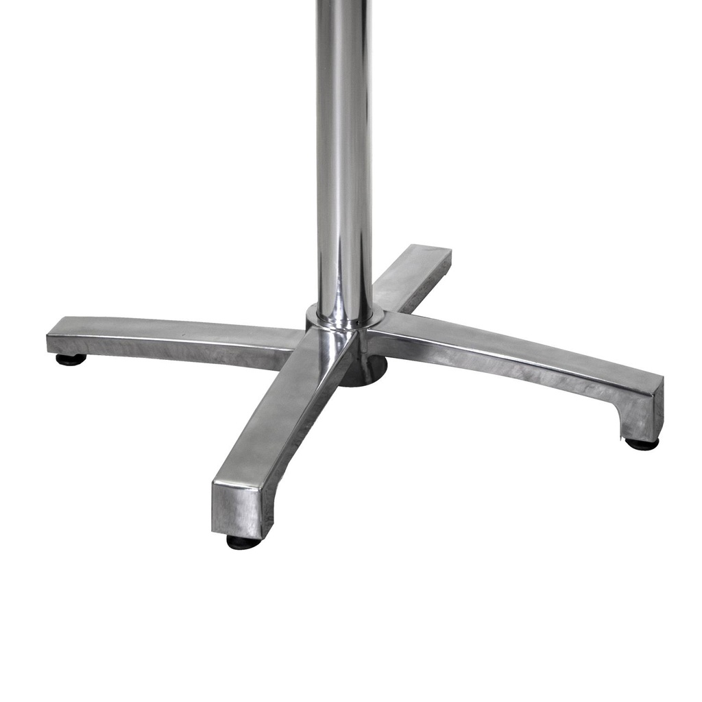 Base Tavolo in alluminio grigio ribaltabile cm52x52h72