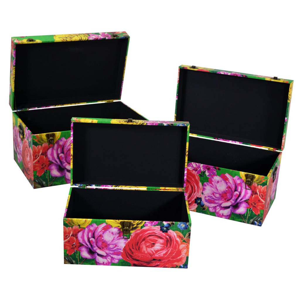 Baule ecopelle 1-3 multicolor rettangolare cm 64