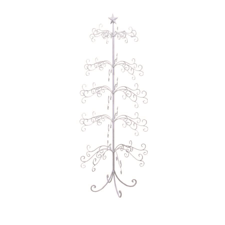 Albero espositore metallo c-stella bianco cm70x70h154