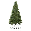 Albero monte durando 1071 rami 370 LED verde cm ø107h180