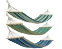 Amaca 3 colori assortiti in cotone e poliestere da esterno 100% FSC
