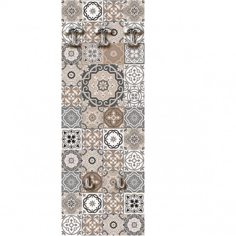 Appendiabiti a muro multicolor 46x125 cm