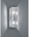 Applique Garonne per Veranda IP44 Zinco Doppia Luce Sopra e Sotto Trio Lighting