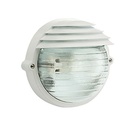 Applique Grande E27  linea palpebra tonda  bianco