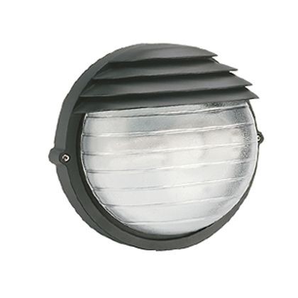 Applique Grande E27  linea palpebra tonda  nero
