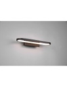 Applique Led Da Bagno Moderno Gianni Nero IP44 Trio Lighting