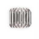 Applique da parete moderna Silver Cm. 32 x 16 x 30h