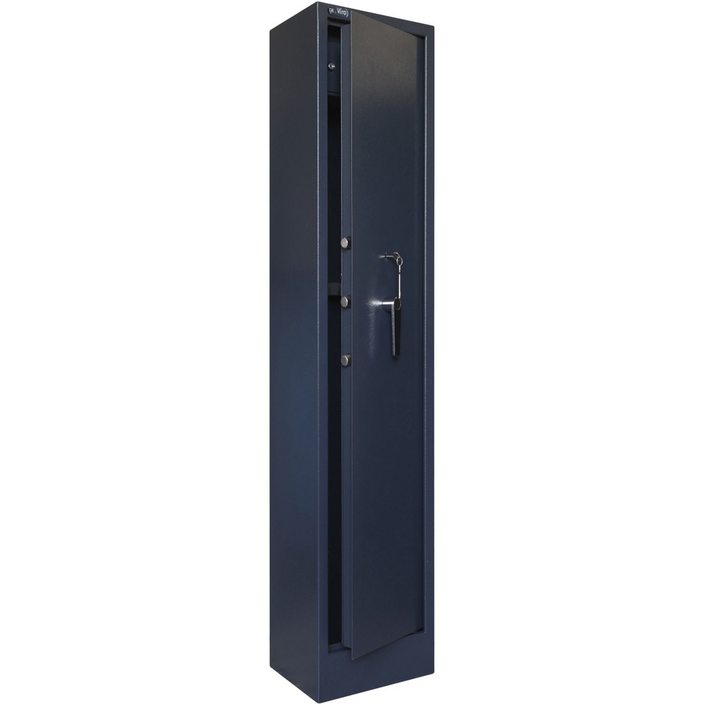 Armadio Portafucili in acciaio Blu 26x23x140h cm