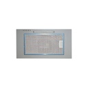 Cappa aspirante sottopensile in acciaio inox a parete luce a led  52x27.7 cm