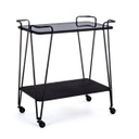 Carrello Zaira in metallo nero