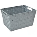Cassetto poliestere grigio cm 35x25h20
