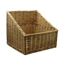 Cesta espositore vimini quadra cm 45x45h20/40