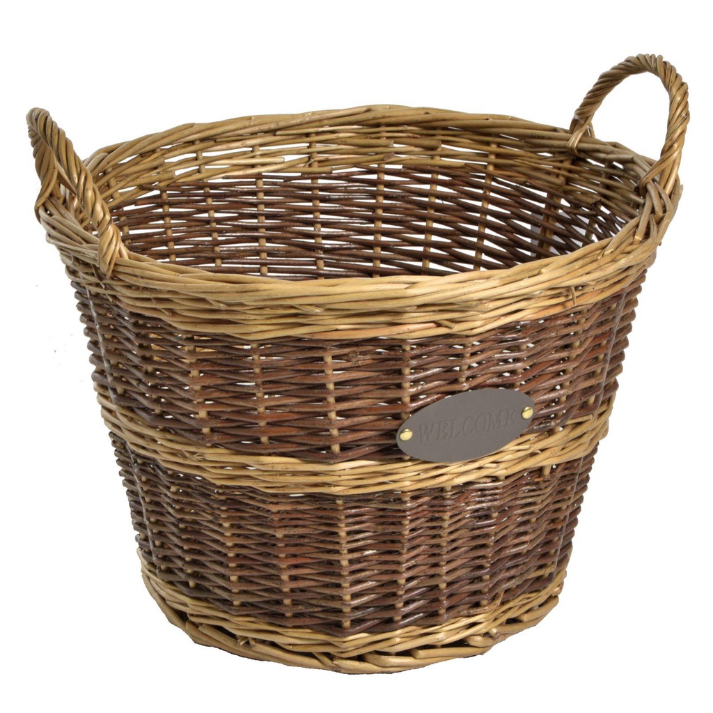 Cesta vimini mastello maxi 2manici cmø50h35
