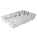 Cestina pizzo rettangolare cm37x26h6,5