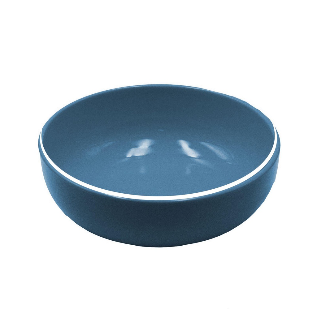 Ciotola otello blu crema cmø20,7h7,1